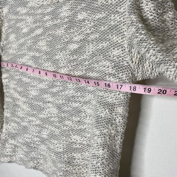 Ace Delivery Off White Cream Gray Marled Light Weight Boucle Sweater Size XS - Picture 9 of 11